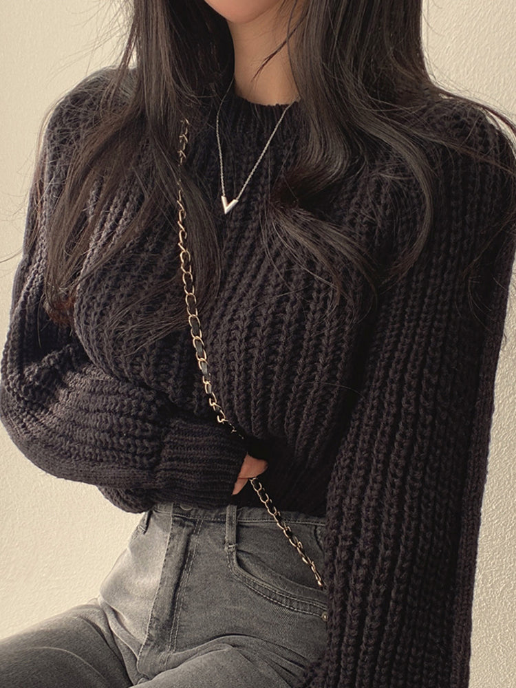 Narumi - Pull élégant au motif tissé