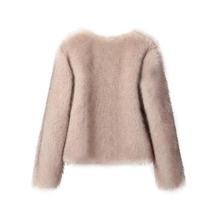 Grace - Veste au style fausse fourrure à effet renard