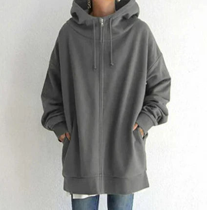 Keila - Hoodie Long avec Zip