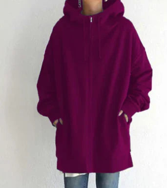 Keila - Hoodie Long avec Zip