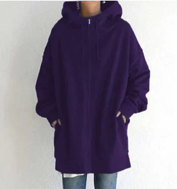 Keila - Hoodie Long avec Zip