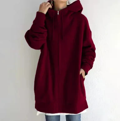 Keila - Hoodie Long avec Zip