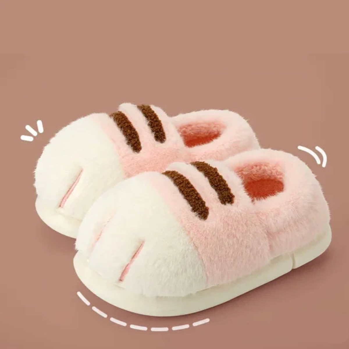 FelinePaws - Chaussons en forme de patte de chat
