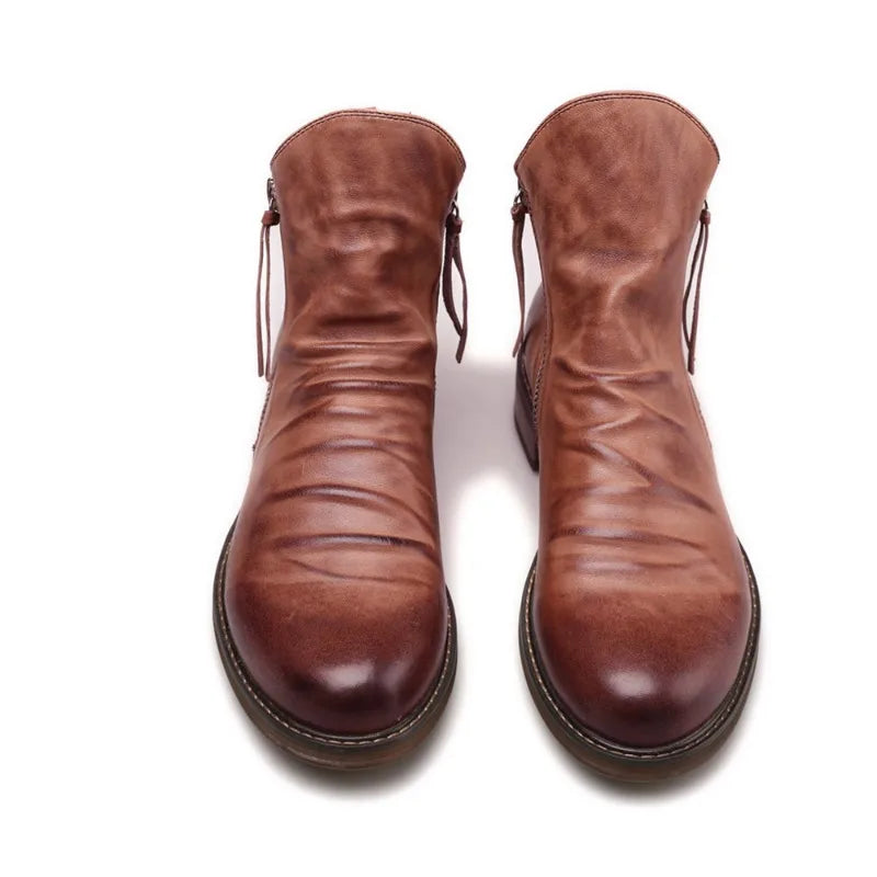 Urian - Bottes pour homme en similicuir