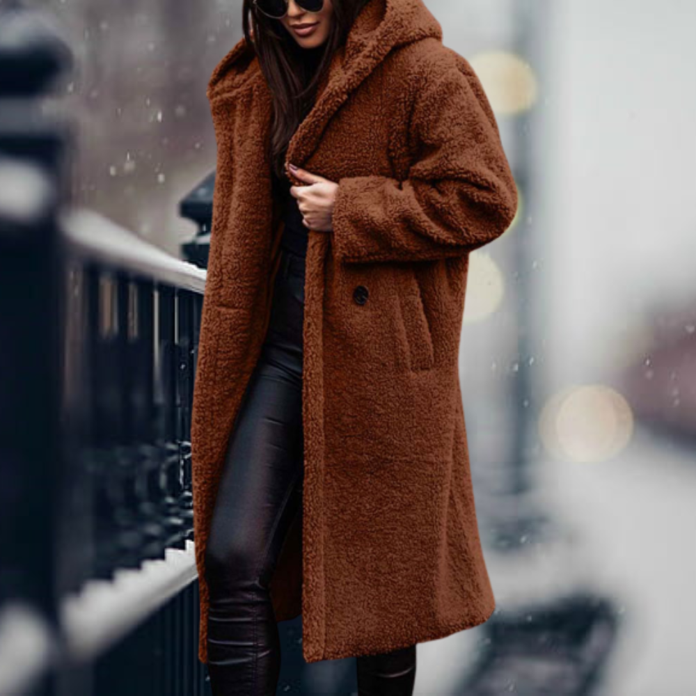 Fiorella – Manteau long style polaire