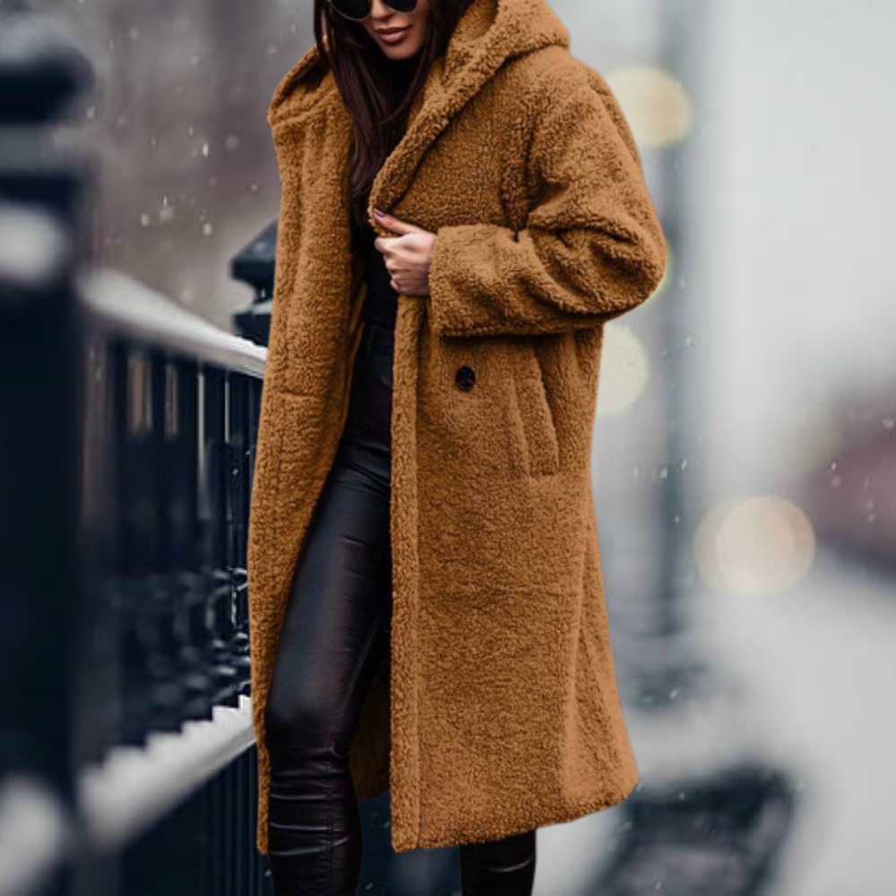 Fiorella – Manteau long style polaire