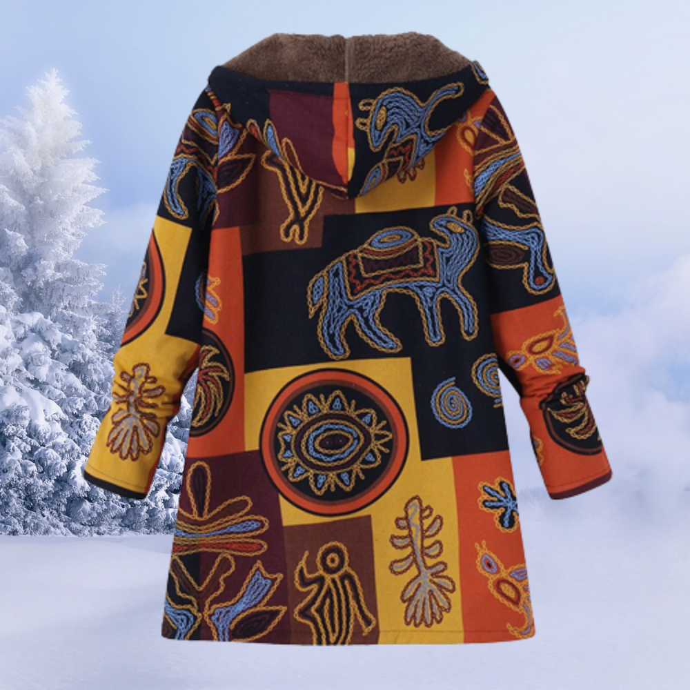 Nasya – Manteau à motif floral