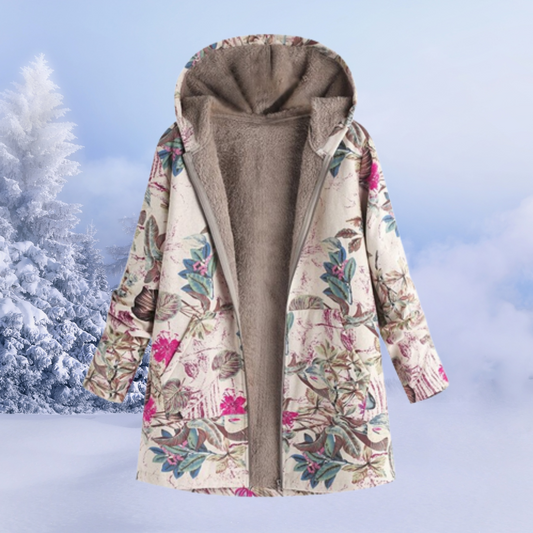 Nasya – Manteau à motif floral