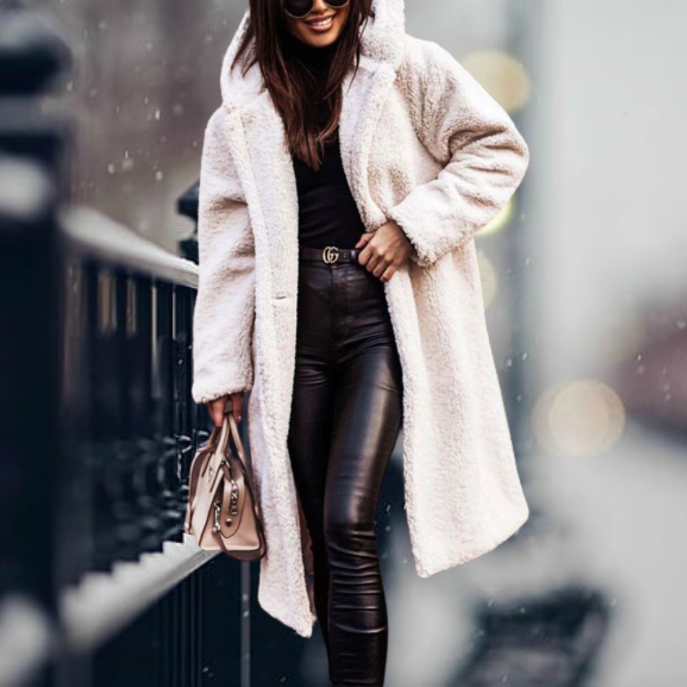 Fiorella – Manteau long style polaire