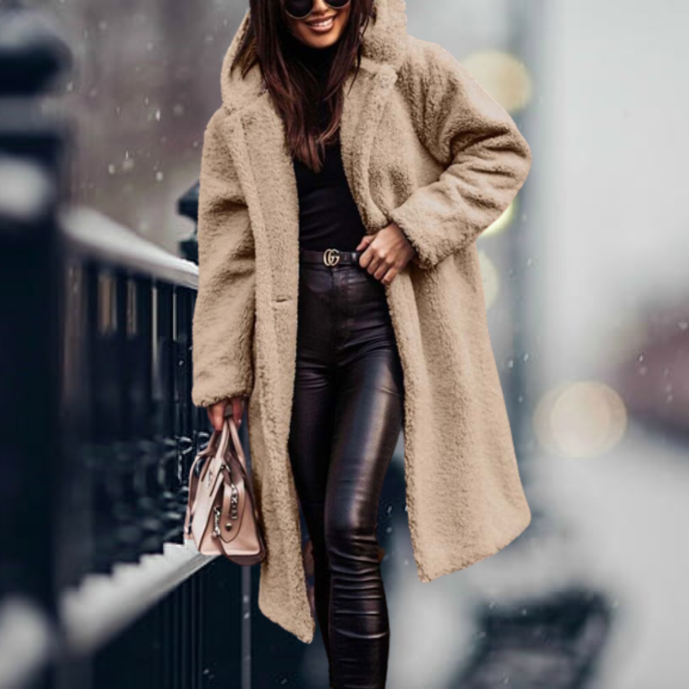 Fiorella – Manteau long style polaire