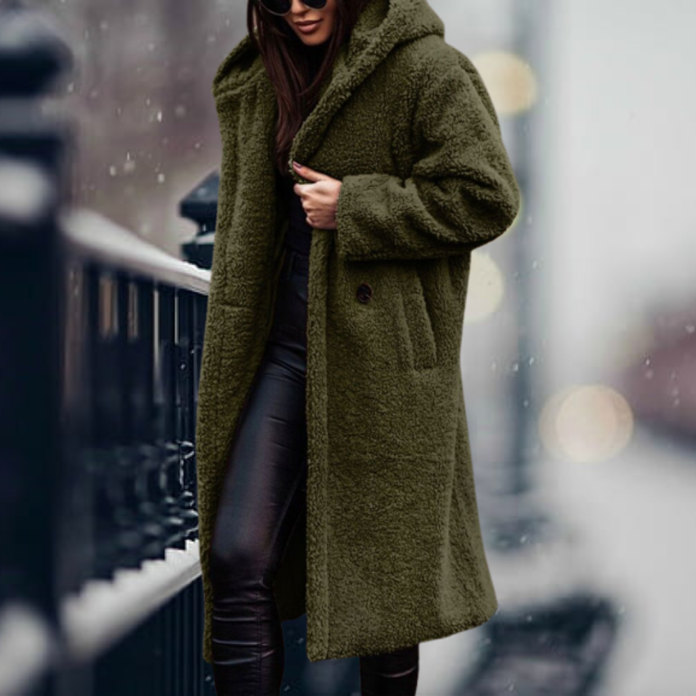 Fiorella – Manteau long style polaire