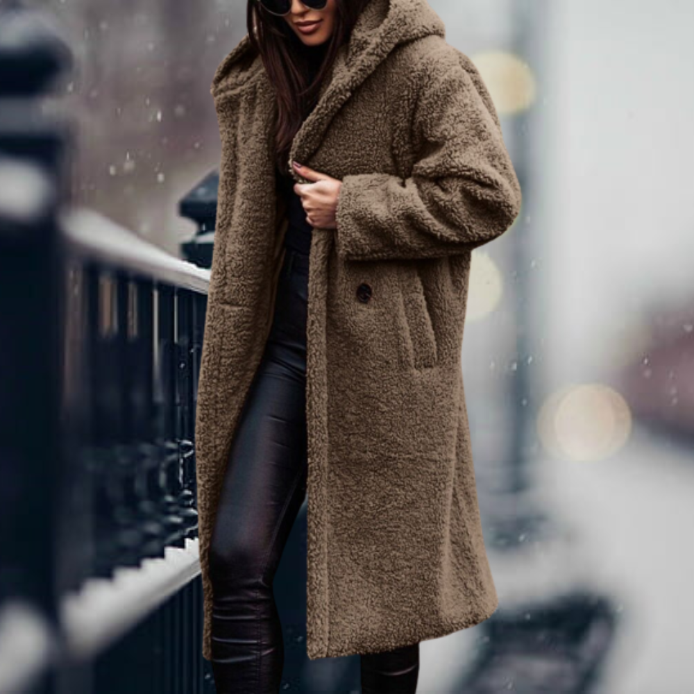 Fiorella – Manteau long style polaire