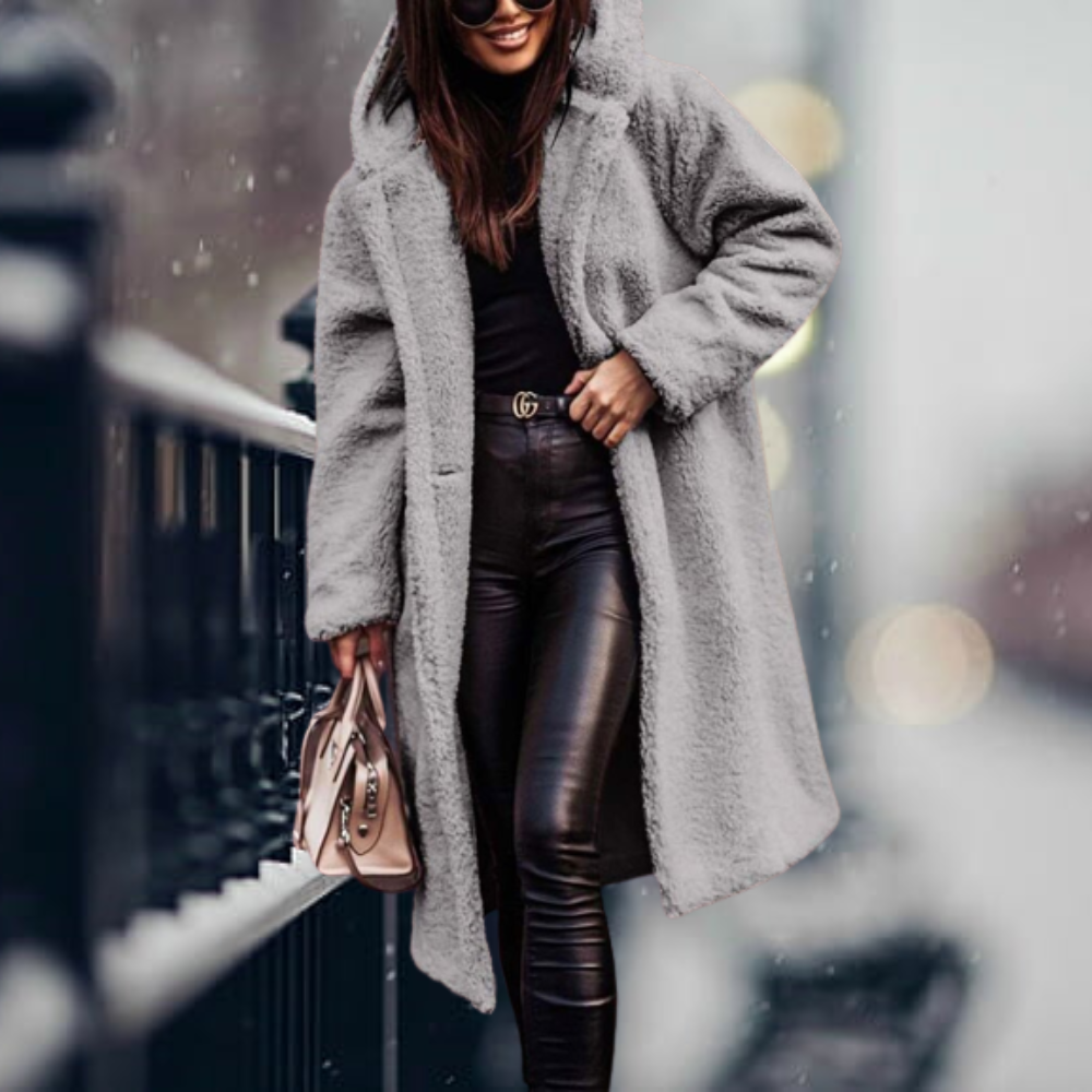 Fiorella – Manteau long style polaire