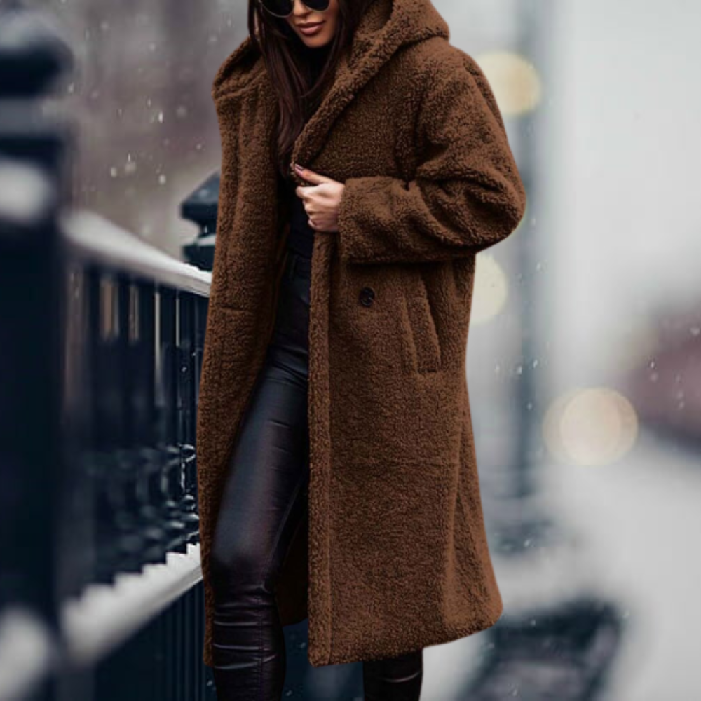 Fiorella – Manteau long style polaire