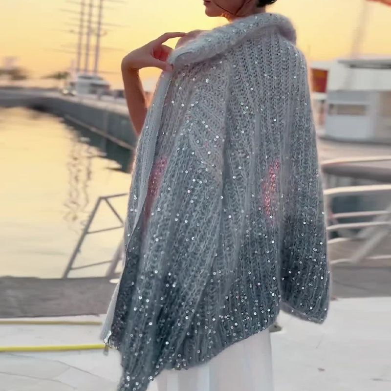 Celestina - Pull avec détails à paillettes