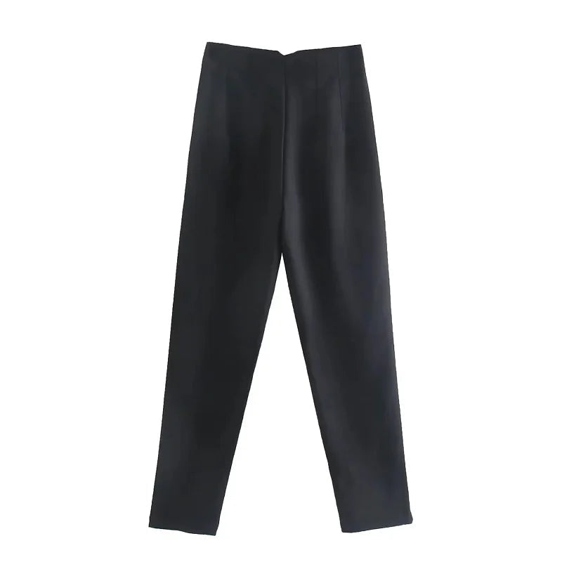 Claude - Pantalons élégants taille haute