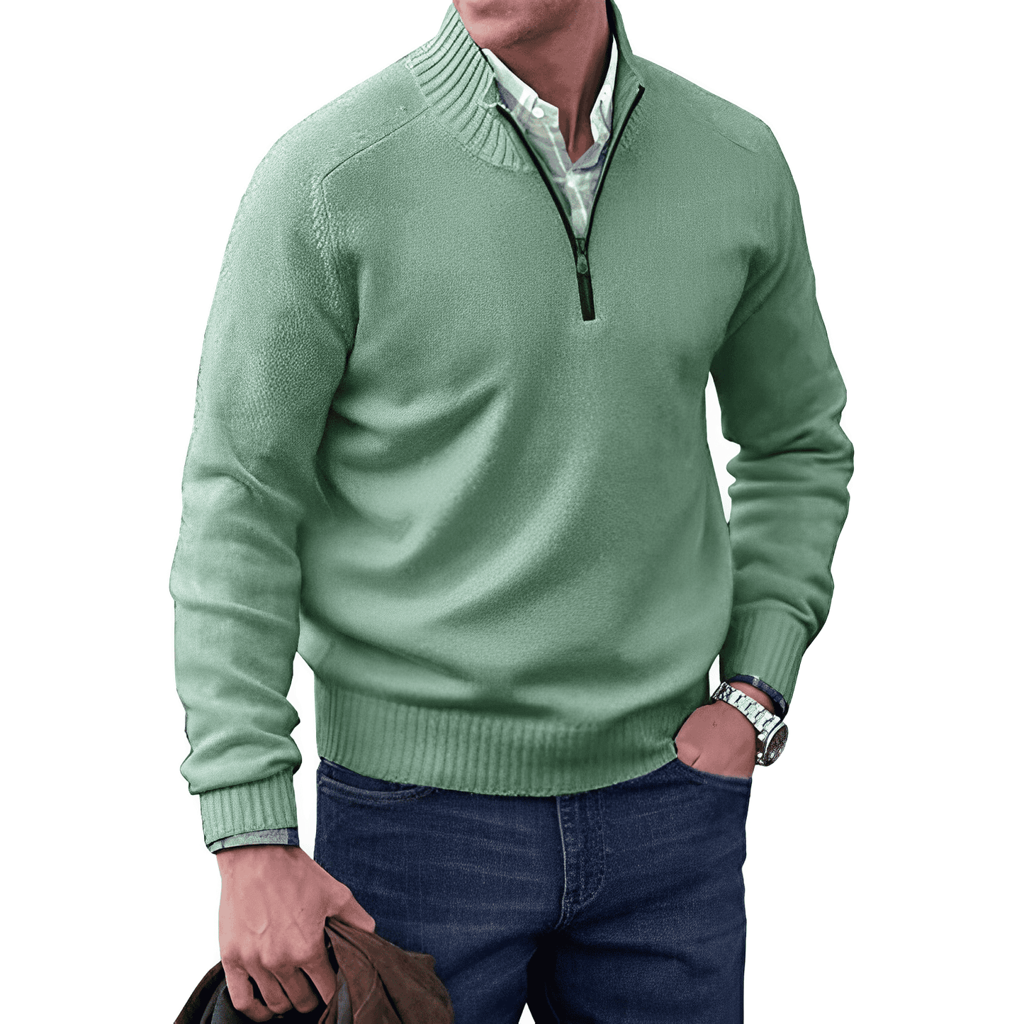 Ciro – Pull texturé au style casual masculin
