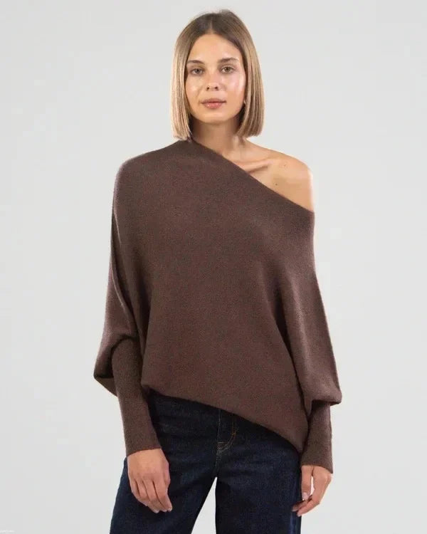 Marce - Pull Drapé Asymétrique