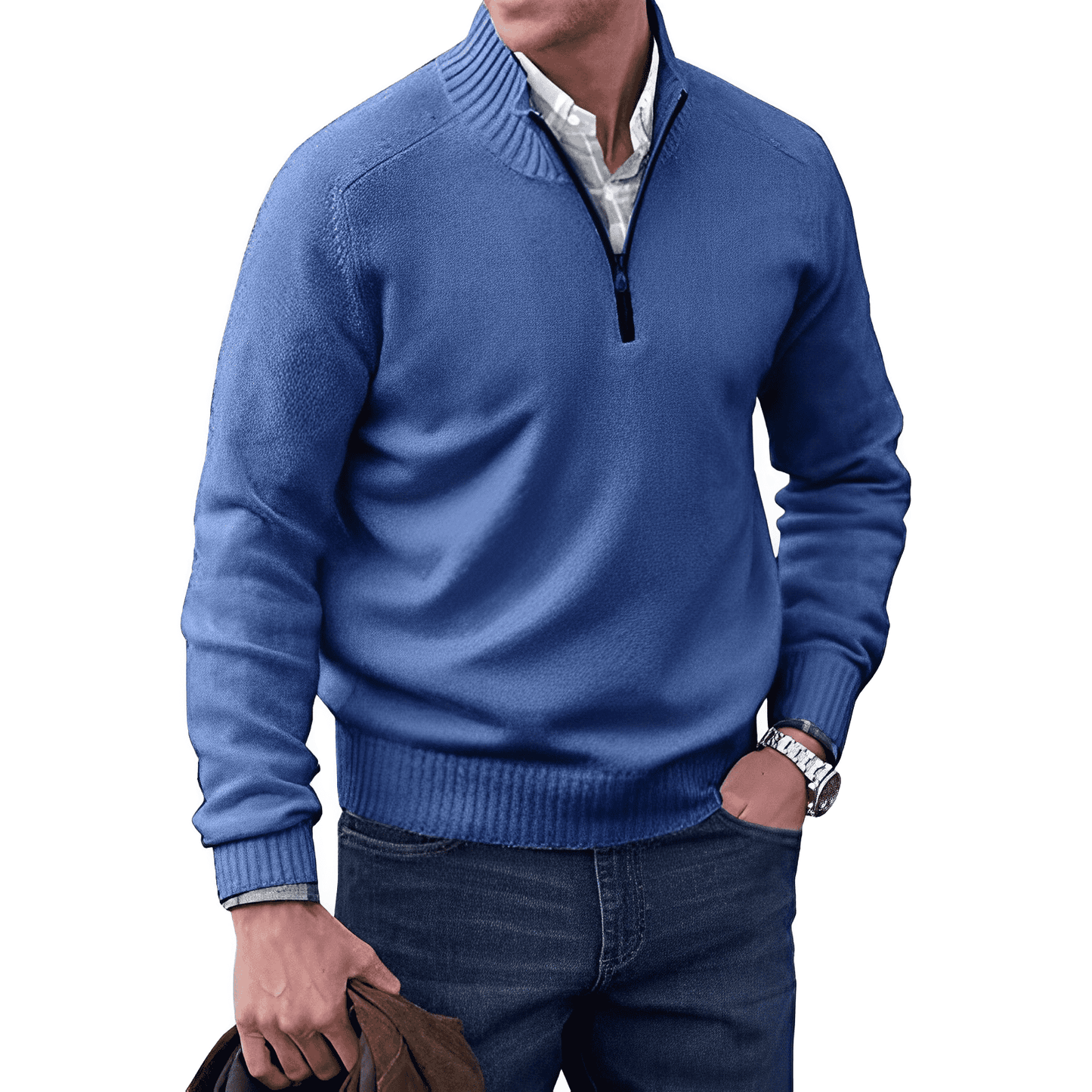 Ciro – Pull texturé au style casual masculin