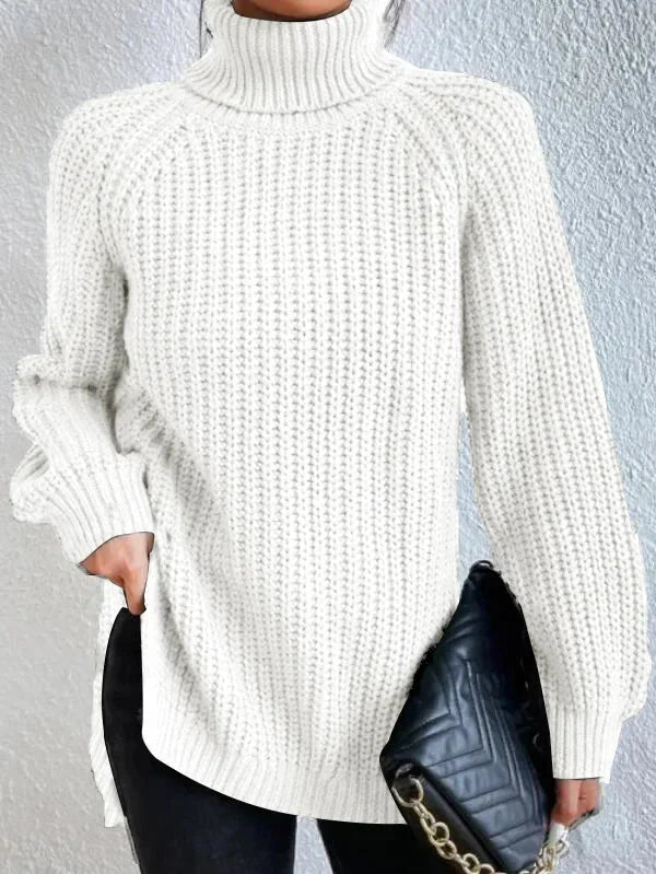 Carolina - Pull en Maille Col Roulé