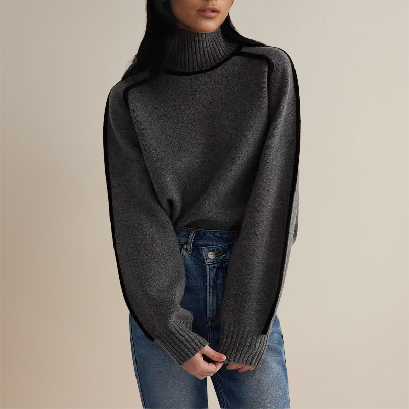 Freya – Manteau élégant à col montant