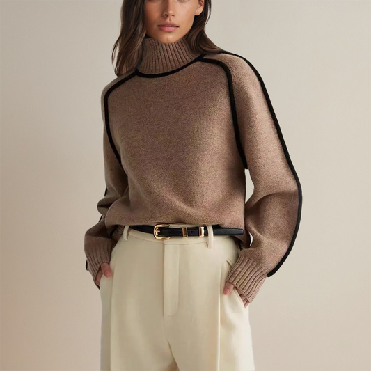 Freya – Manteau élégant à col montant