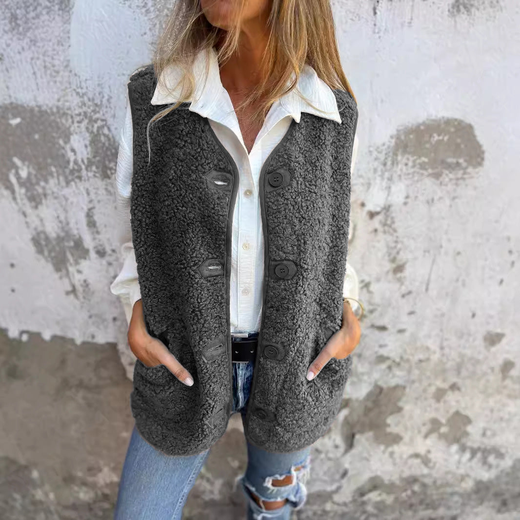 Elga - Gilet en Fleece pour Femmes