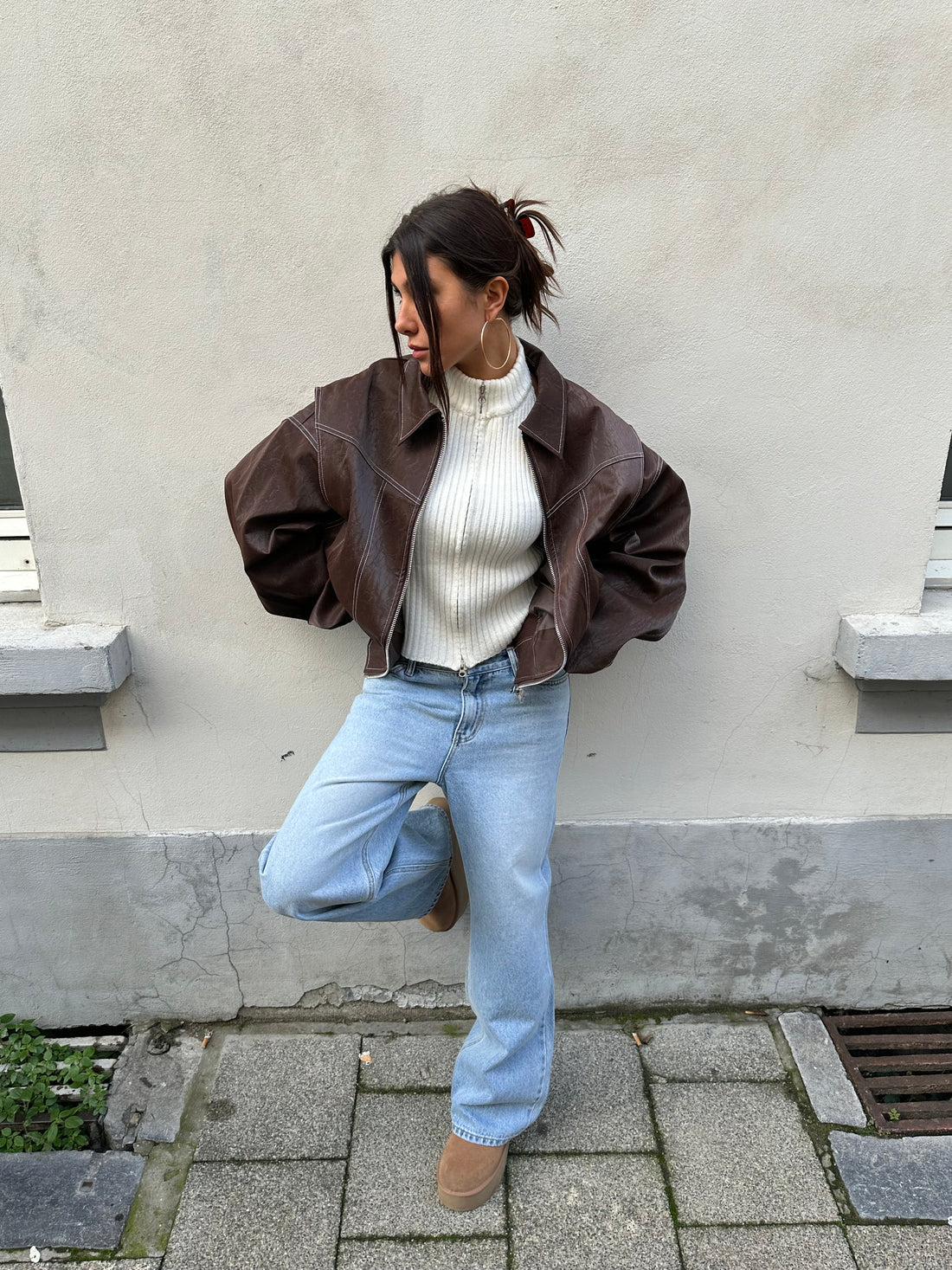 Faye – Veste à coupe ample au style moderne