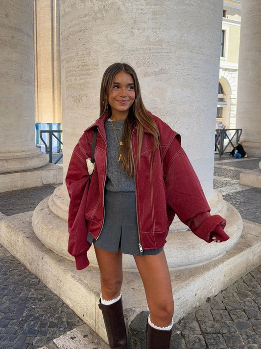 Faye – Veste à coupe ample au style moderne