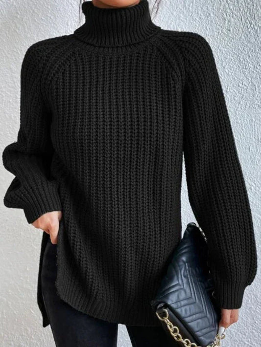 Carolina - Pull en Maille Col Roulé