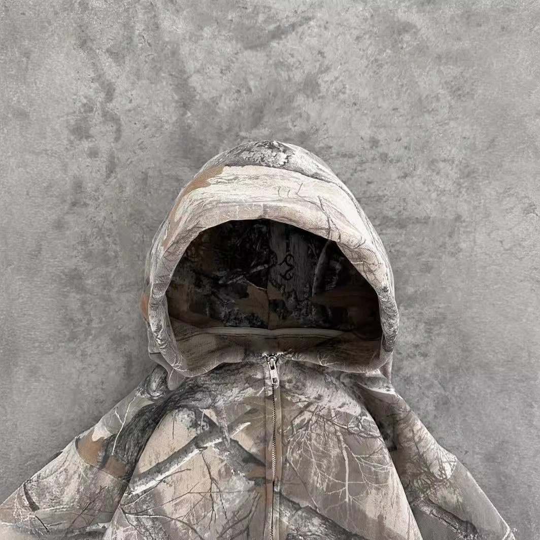 Benjamin - Sweat à capuche unisexe camouflage