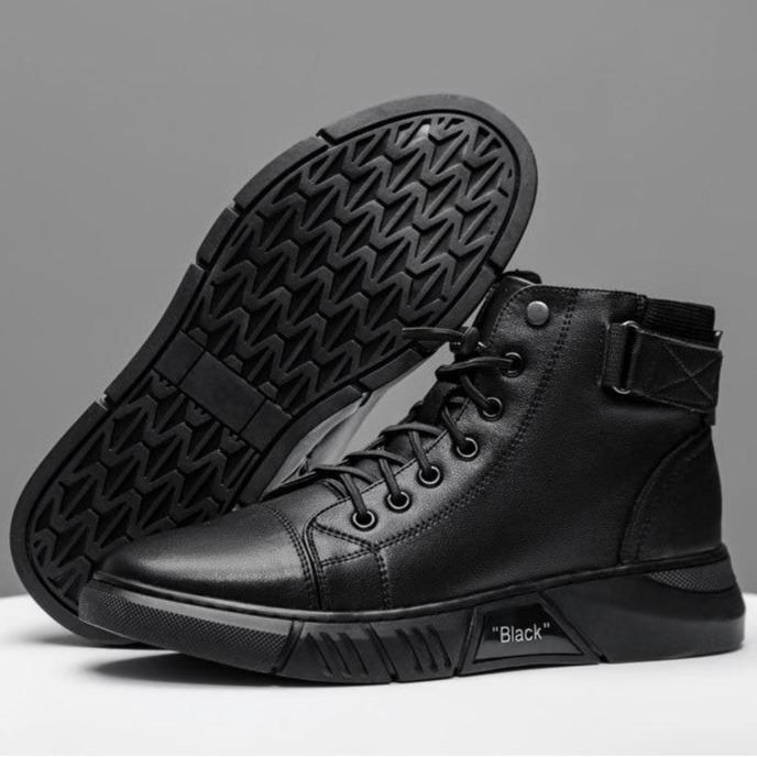 Alvize - Bottes pour homme en similicuir
