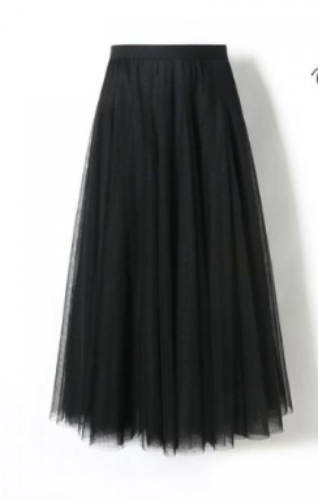 Lesley - Jupe Longue Style en Tulle