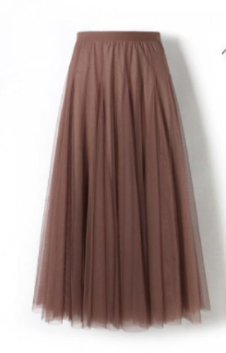 Lesley - Jupe Longue Style en Tulle