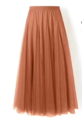 Lesley - Jupe Longue Style en Tulle