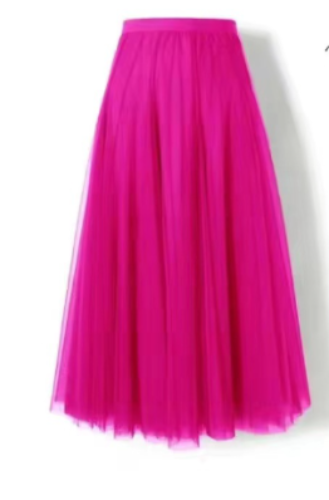 Lesley - Jupe Longue Style en Tulle