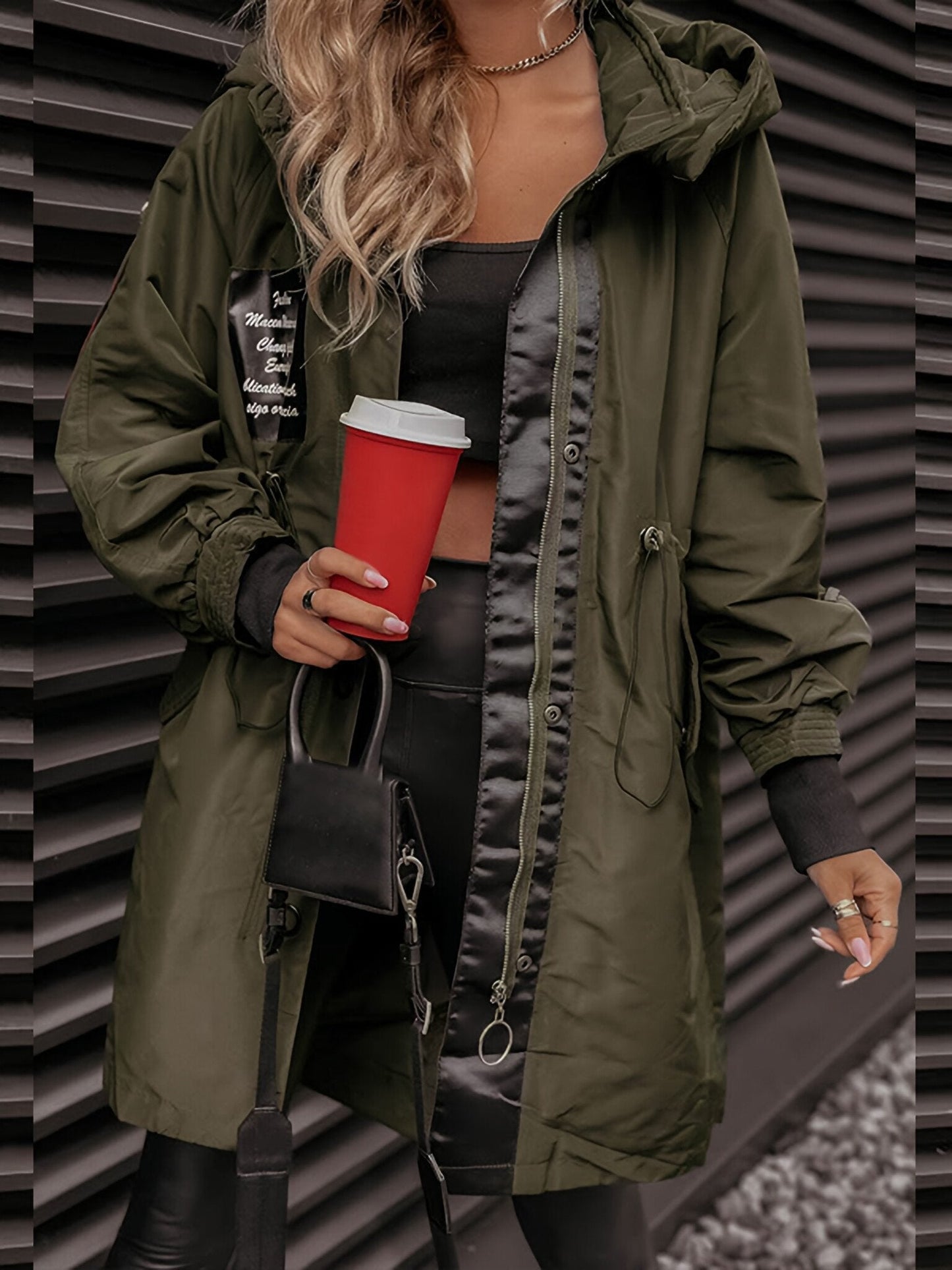 Evelin - Veste à capuche à manches longues