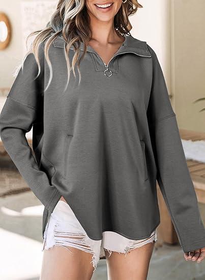 Isabella - Sweat zippé au style décontracté