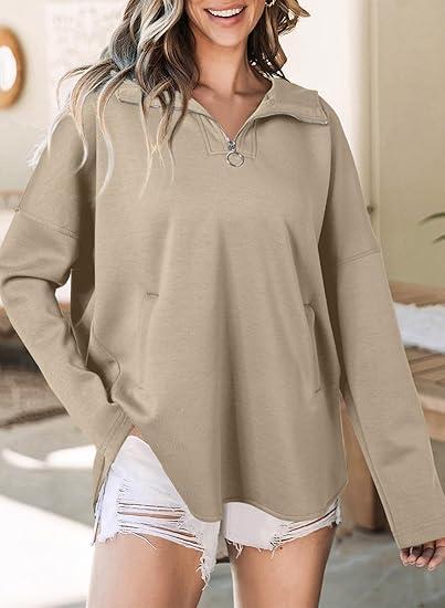 Isabella - Sweat zippé au style décontracté