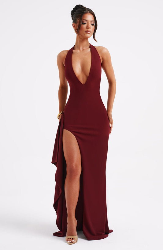 Leah - Robe Maxi Élégante
