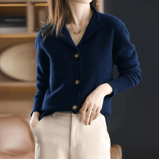 Jeza – Gilet raffiné à boutons et toucher doux