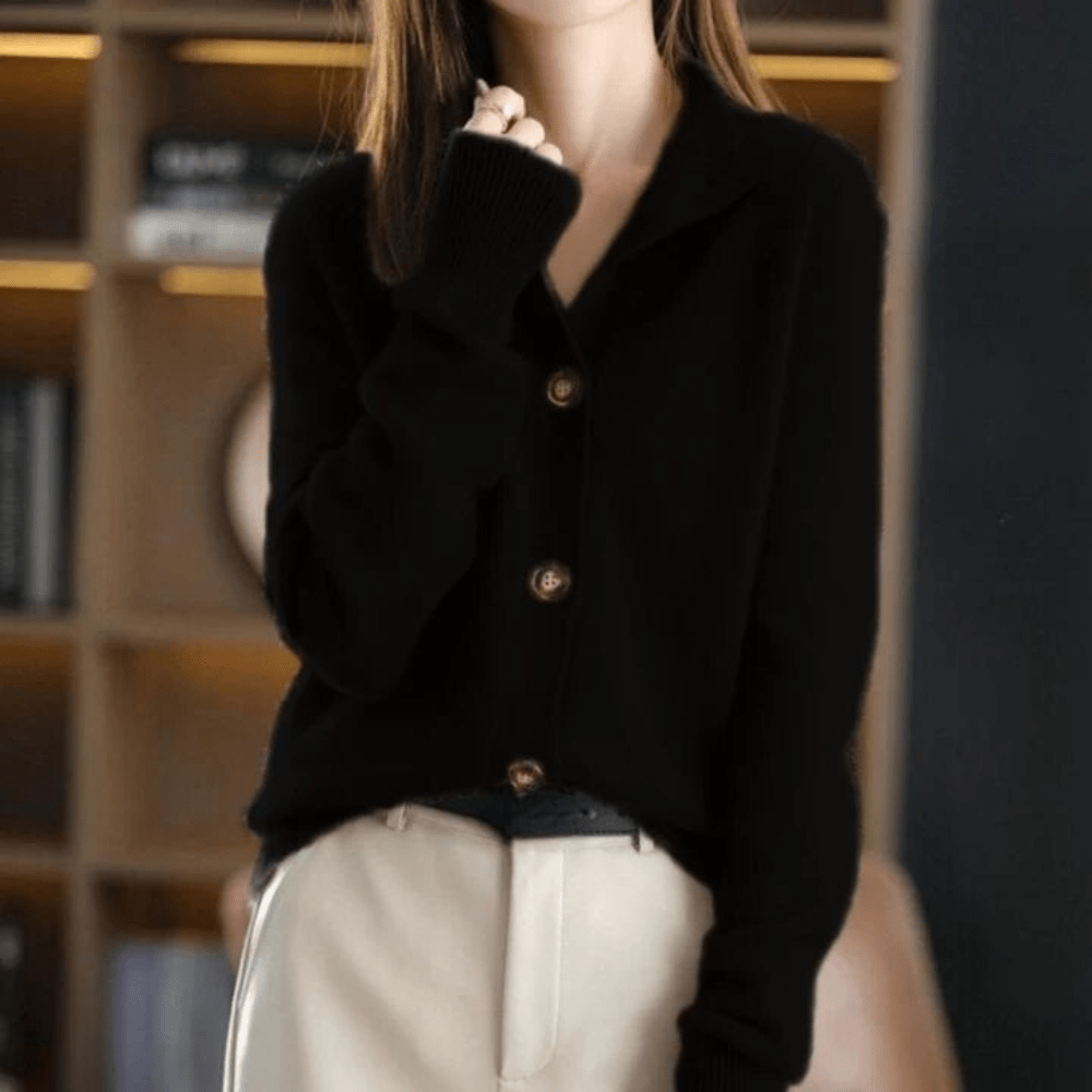 Jeza – Gilet raffiné à boutons et toucher doux