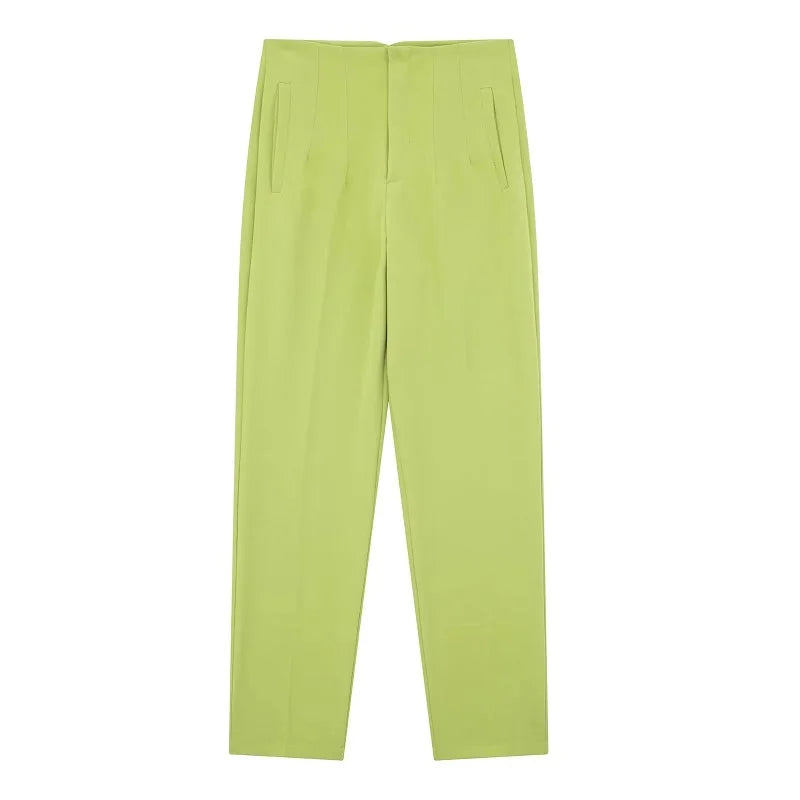 Claude - Pantalons élégants taille haute