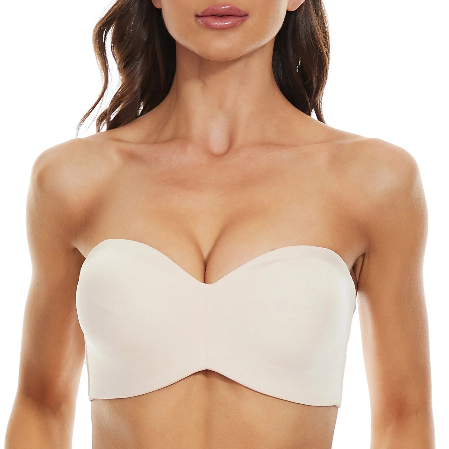 Soutien-gorge Bandeau Convertible Antidérapant à Maintien Complet