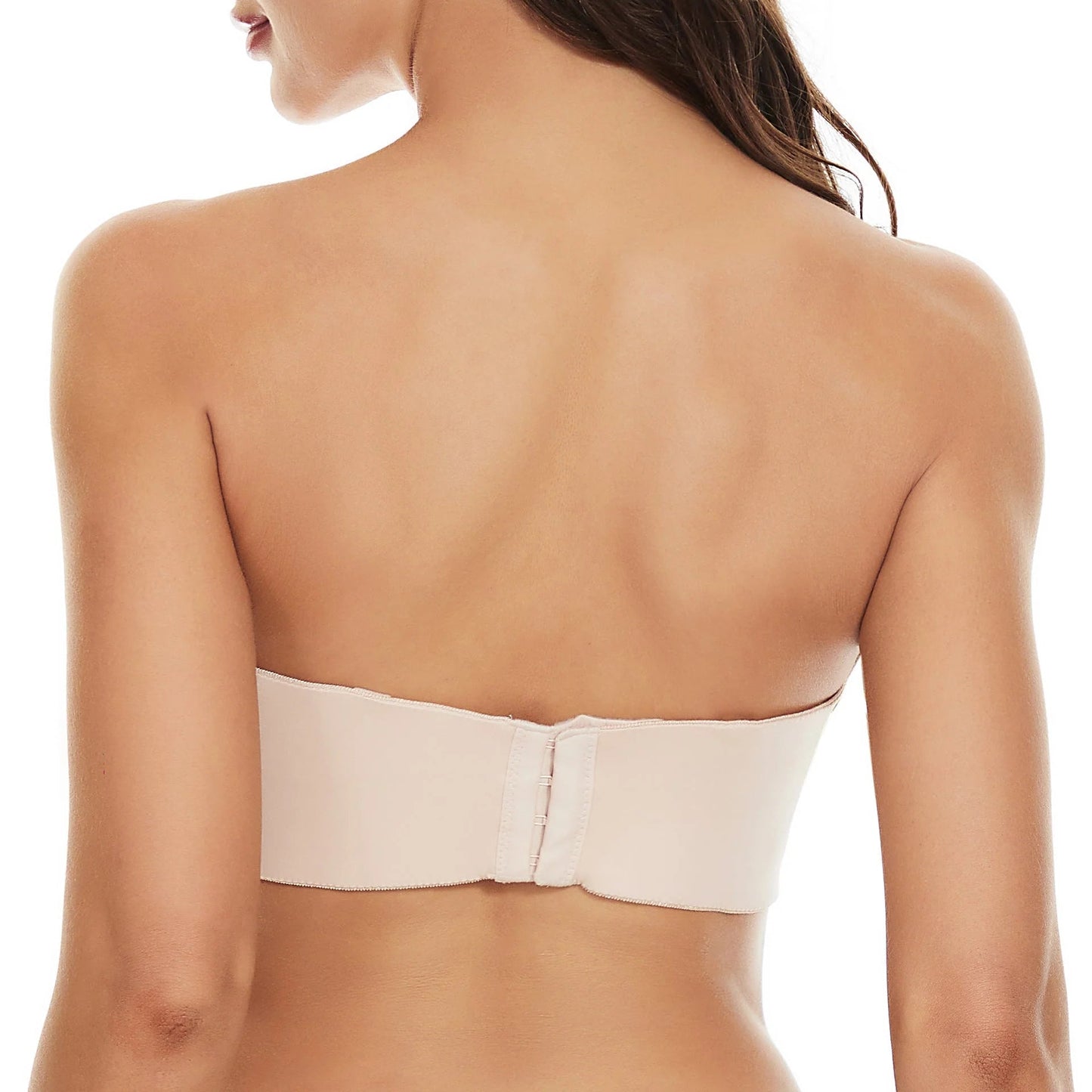 Soutien-gorge Bandeau Convertible Antidérapant à Maintien Complet