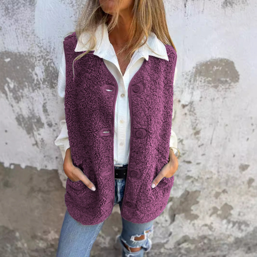 Elga - Gilet en Fleece pour Femmes