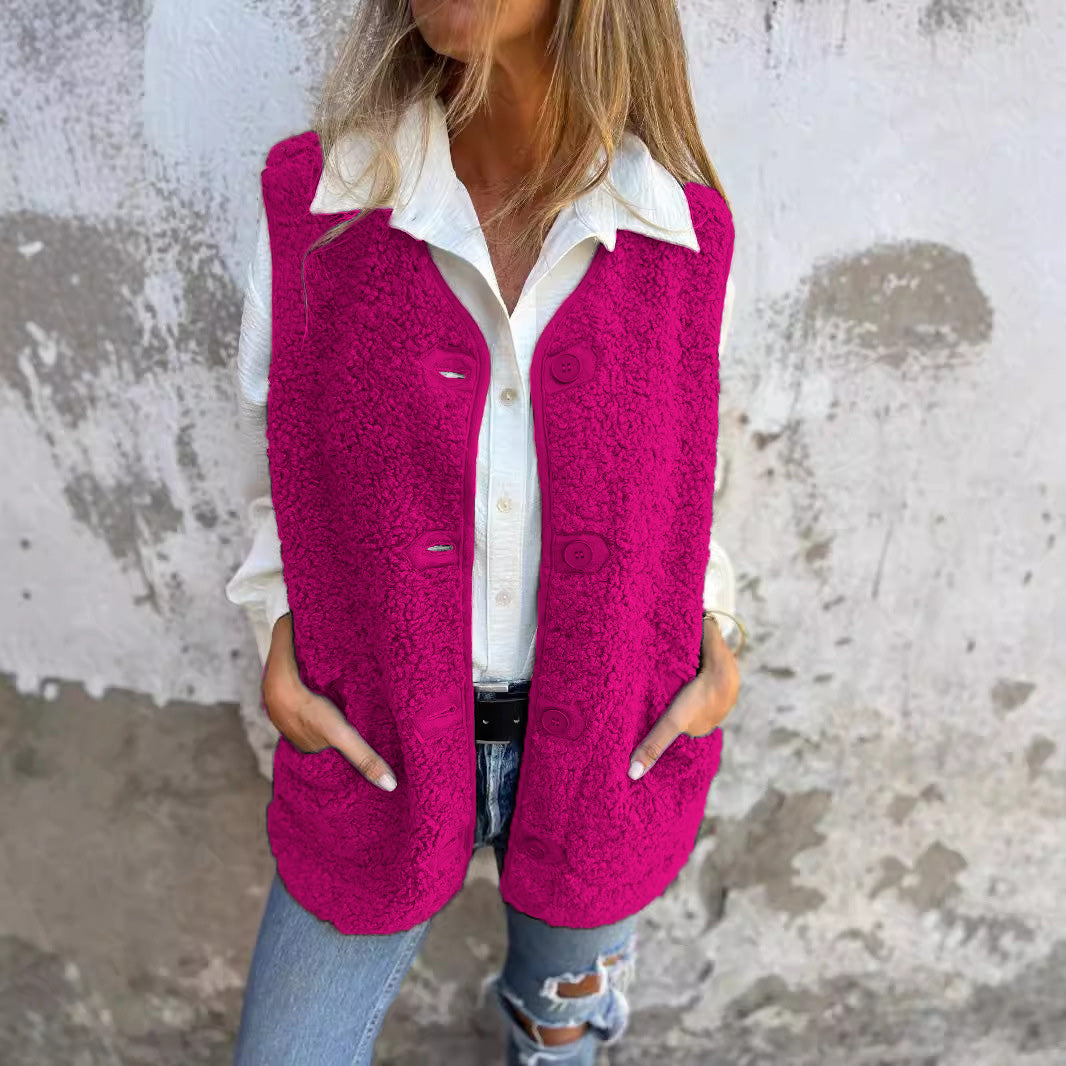 Elga - Gilet en Fleece pour Femmes