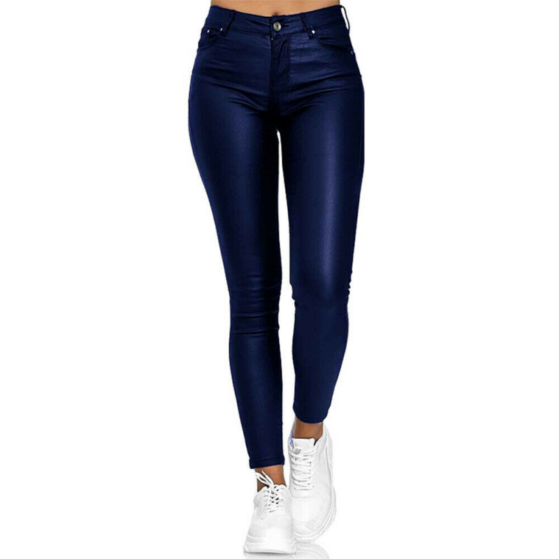 Anelies - Pantalon pour femme en similicuir