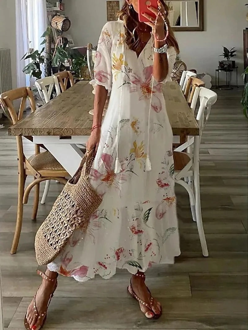 Mandy - Robe longue de style bohème