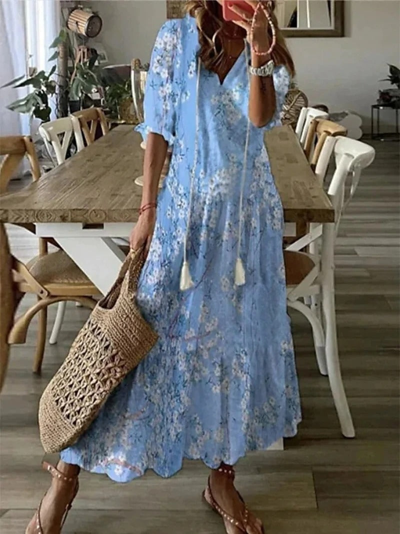 Mandy - Robe longue de style bohème